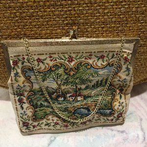 VINTAGE MINI FLORAL TAPESTRY PURSES